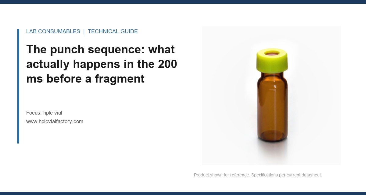 The punch sequence: what actually happens in the 200 ms before a fragment