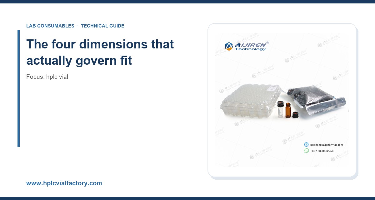 The four dimensions that actually govern fit
