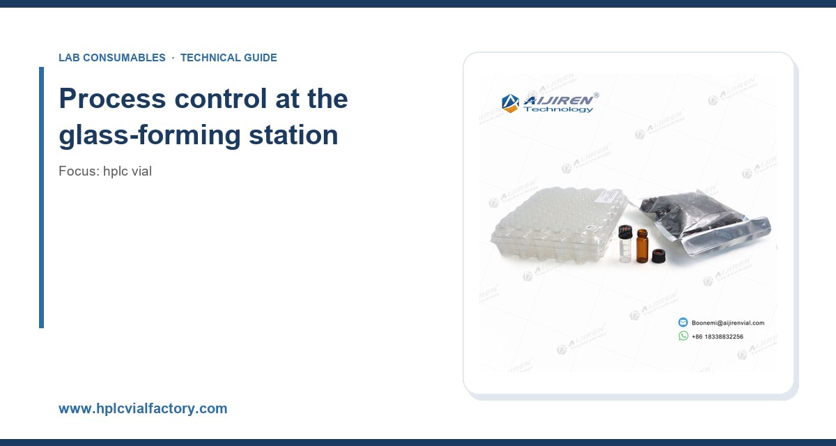 Process control at the glass-forming station